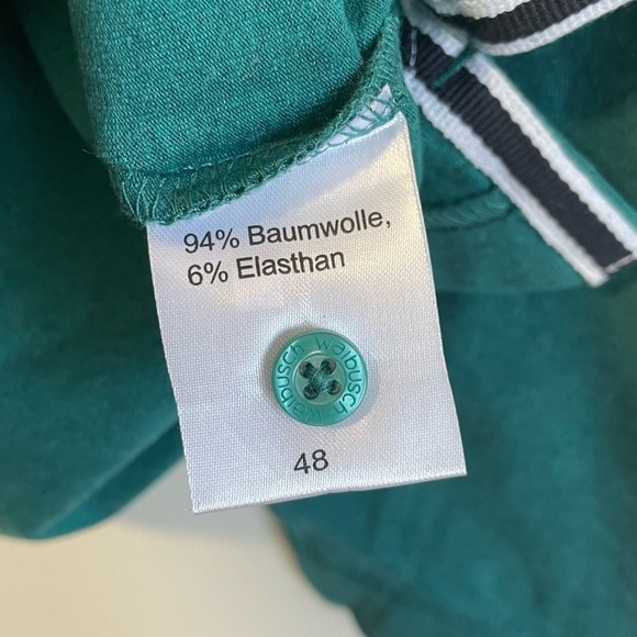 Walbusch Thermo Teal Blue Polo  Shirt BNWT - Picture 7 of 8